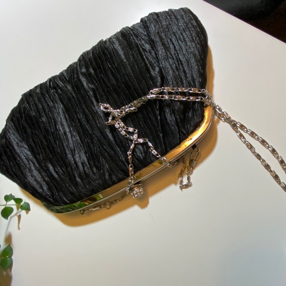 Nieman Marcus Satin Evening Bag - Picture 5 of 7